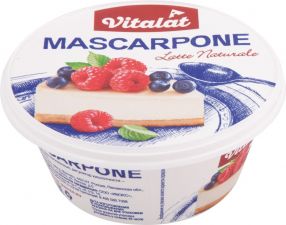 Сыр VITALAT Маскарпоне 80% без змж 250г