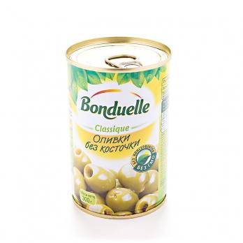 Оливки BONDUELLE зеленые б/к 314мл