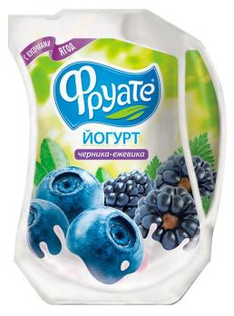 Йогурт ФРУАТЕ питьевой черника-ежевика 1,5% кувшин без змж 950г