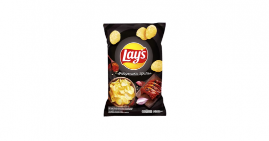 Чипсы картофельные LAY'S со вкусом Ребрышки гриль 150г