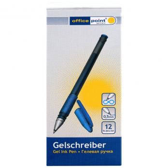 Ручка OFFICE POINT Гелевая 0.5,синяя,GS-655