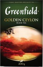 Чай черный GREENFIELD Golden Ceylon лист. к/уп 200г