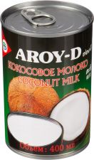 Молоко кокосовое AROY-D 60% ж/б 400мл
