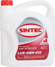 Антифриз SINTEC Antifreeze lux G12 5кг