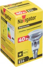 Лампа накаливания NAVIGATOR R50 40Вт E14