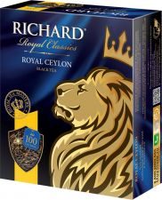 Чай черный RICHARD Royal Ceylon к/уп 100пак