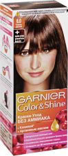 Краска д/волос GARNIER Color Shine Темно-русый 6 110мл
