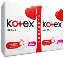Прокладки KOTEX Super Ultra Dry&Soft Absorbent ultra жен гигиен с крыл 16шт