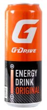 Напиток безалкогольный G-DRIVE тонизирующий энергет. газ. ж/б 0.45L