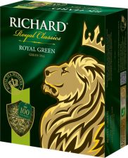 Чай зеленый RICHARD Royal Green к/уп 100пак