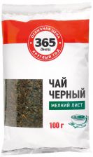 Чай черный 365 ДНЕЙ Мелкий лист. м/у 100г