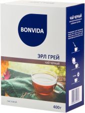Чай черный BONVIDA Эрл Грей для заваривания в чайнике 20*5г