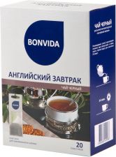 Чай черный BONVIDA Английский Завтрак для заваривания в чайнике 20*5г
