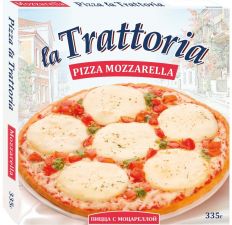 Пицца LA TRATTORIA с моцареллой 335г
