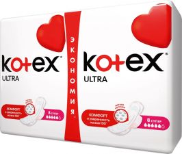 Прокладки KOTEX Ультра софт Супер 16шт