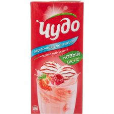 Коктейль молочный ЧУДО Ягоды-Мороженое 2% без змж 960г