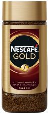 Кофе растворимый NESCAFE GOLD натур. сублимированный с добав. молот. ст/б 95г