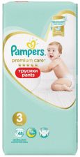 Подгузники-трусики PAMPERS Premium Care Pants Midi 6-11кг 48шт