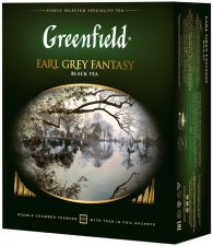 Чай черный GREENFIELD Earl Grey Fantasy Ар Берг к/уп 100пак