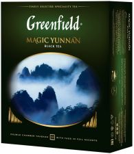 Чай черный GREENFIELD Magic Yunnan к/уп 100пак