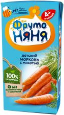 Д/п нектар ФРУТОНЯНЯ морковный с мякотью с 4 мес. 200мл