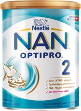 Д/п смесь NAN 2 сухая молочная с 6 мес ж/б 800г