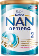 Д/п смесь NAN 2 сухая молочная с 6 мес ж/б 400г