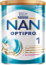 Д/п смесь NAN 1 сухая молочная  с 0 мес ж/б 400г