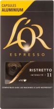Кофе молотый в капсулах L'OR Espresso Ristretto жареный к/уп 10кап
