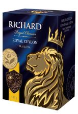 Чай черный RICHARD Royal Ceylon круп.лист к/уп 180г