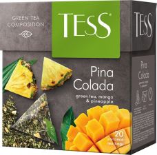 Чай зеленый TESS Пина Колада пирамидки 20пир