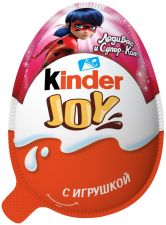 Изделие кондитерское KINDER JOY Girls с игрушк. ваф. хруст шарики покрытые какао в креме 21г