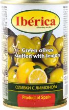 Оливки IBERICA с лимоном ключ 300г