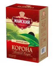 Чай черный МАЙСКИЙ Байховый Корона Российской Империи Twin лист. к/уп 200г