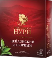 Чай черный ПРИНЦЕССА НУРИ Отборный с/н к/уп 100пак