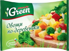Смесь овощная МОРОЗКО GREEN овощи по-деревенски 400г