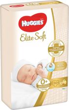Подгузники HUGGIES Elite Soft 0+ до 3,5кг 50шт