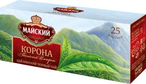 Чай черный МАЙСКИЙ Байховый Корона Российской Империи к/уп 25пак
