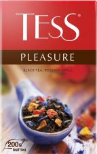 Чай черный TESS Плэжа байховый с ароматом тропических фруктов и раст. комп. 200г