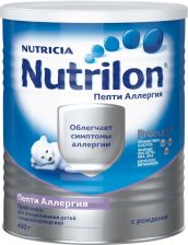 Д/п молочко NUTRILON Пепти Аллергия с пребиотиками с 0 мес ж/б 400г