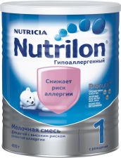 Д/п заменитель молока NUTRILON 1 Гипоаллергенный с 0 мес ж/б 400г