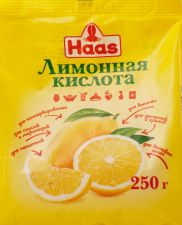 Лимонная кислота HAAS 250г