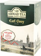 Чай черный AHMAD TEA Эрл Грей лист. к/уп 200г