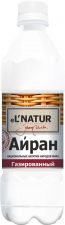 Напиток кисломолочный EL'NATUR Айран газированный 1,7% без змж 500мл
