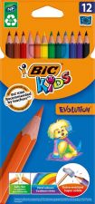 Карандаши цветные BIC Kids Evolution ECOlutions Коробка x12