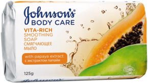 Мыло JOHNSON'S body care Vita-Rich с экстр Папайи Смягчающее 125г