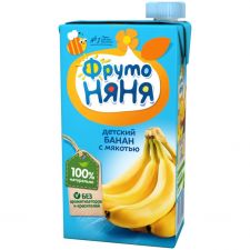 Д/п нектар ФРУТОНЯНЯ банановый с мякотью 500мл