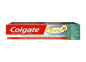 Зубная паста COLGATE Total 12 Профессиональная чистка гелевая 75мл