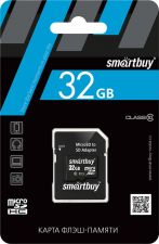 Карта памяти SMARTBUY microSD HC 32GB Сlass 10