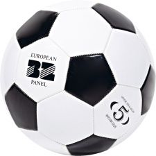 Мяч футбольный BL-2001, №5, 2 цвет, машин, строчка, ПВХ